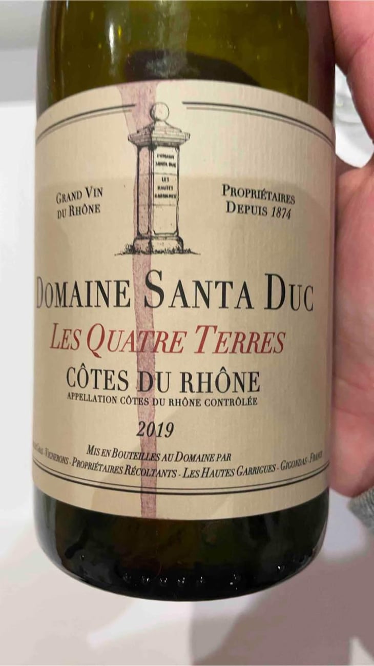 Les Quatre Terres - Santa Duc - Yves & Benjamin Gras 