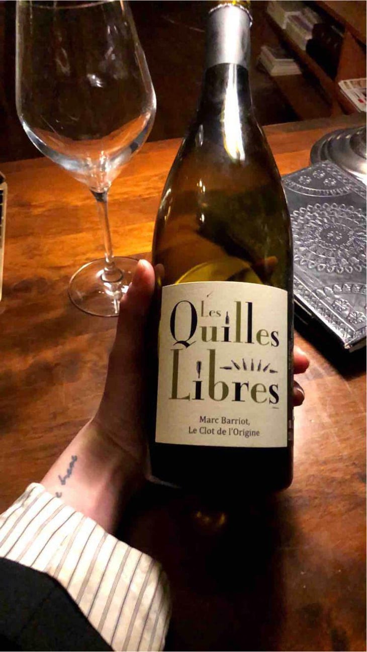 Les Quilles Libres (blanc) - Clot de l'Origine - Marc & Caroline Barriot 