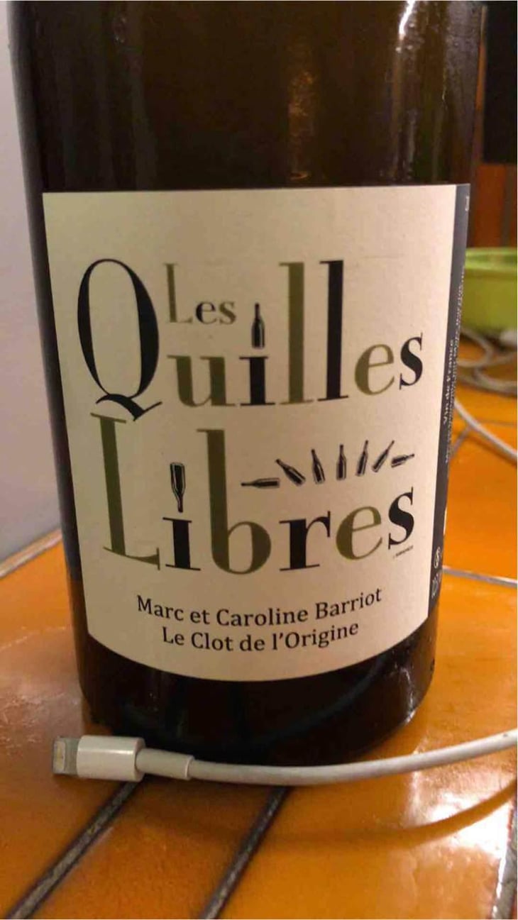 Les Quilles Libres (blanc) - Clot de l'Origine - Marc & Caroline Barriot 