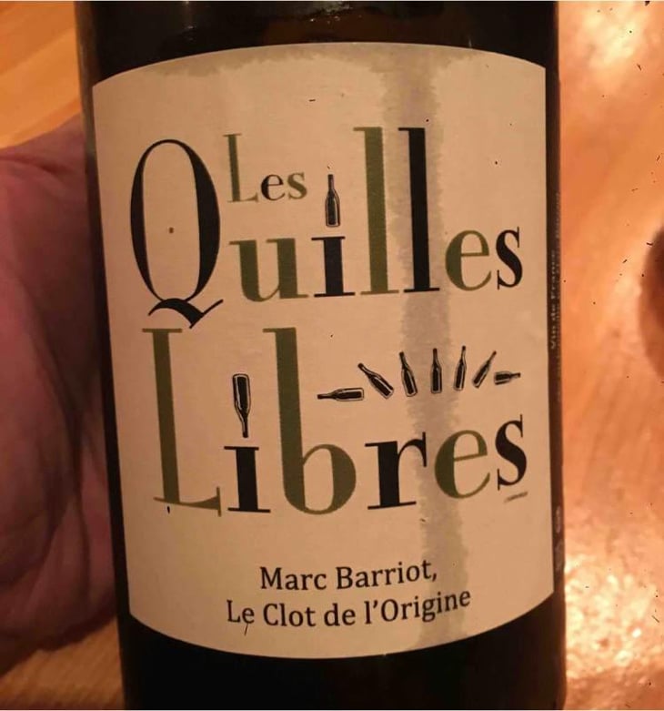 Les Quilles Libres (blanc) - Clot de l'Origine - Marc & Caroline Barriot 
