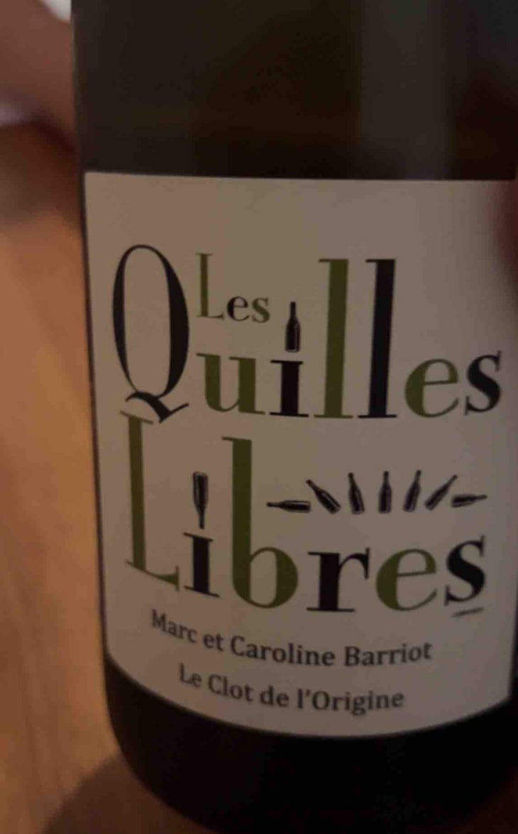 Les Quilles Libres (blanc) - Clot de l'Origine - Marc & Caroline Barriot 