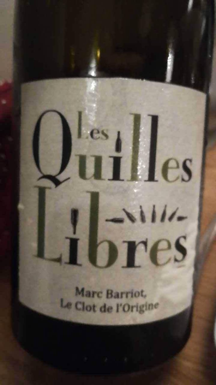 Les Quilles Libres Rouge - Clot de l'Origine - Marc & Caroline Barriot 