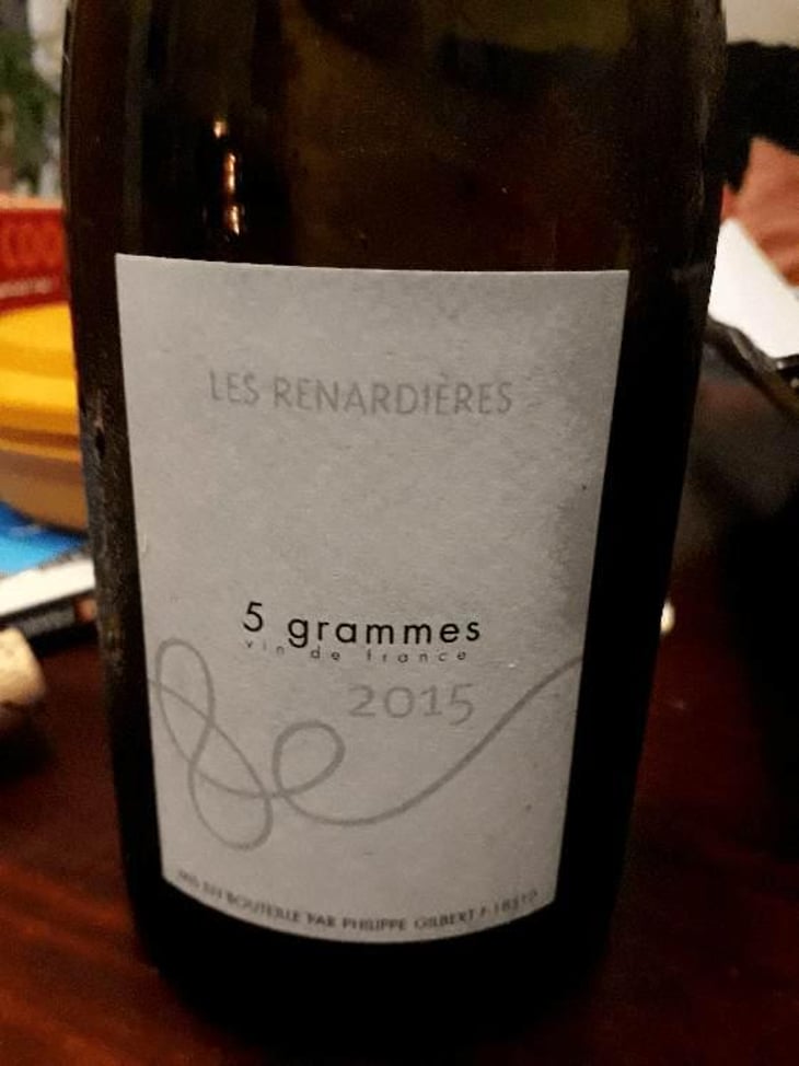 Les Renardières - 5 Grammes - Domaine Philippe Gilbert - Philippe Gilbert 