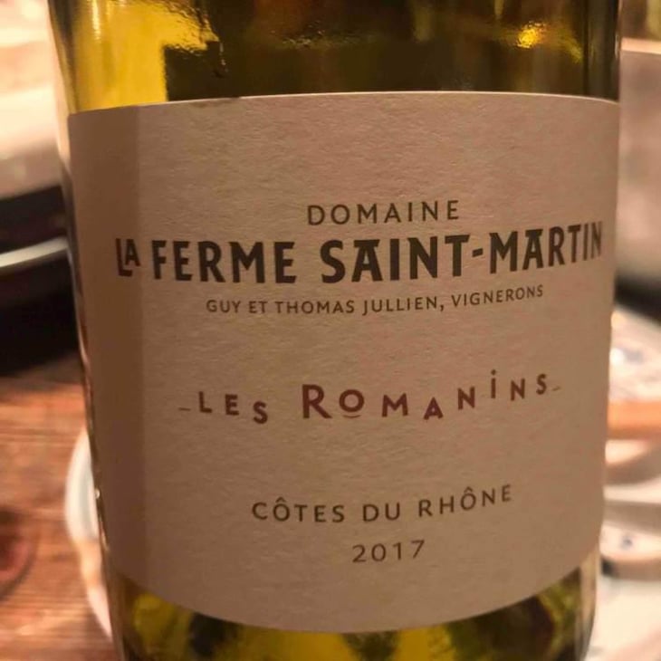 Les Romanins - La Ferme Saint-Martin - Les Vins de Thomas - Sophie & Thomas Jullien 