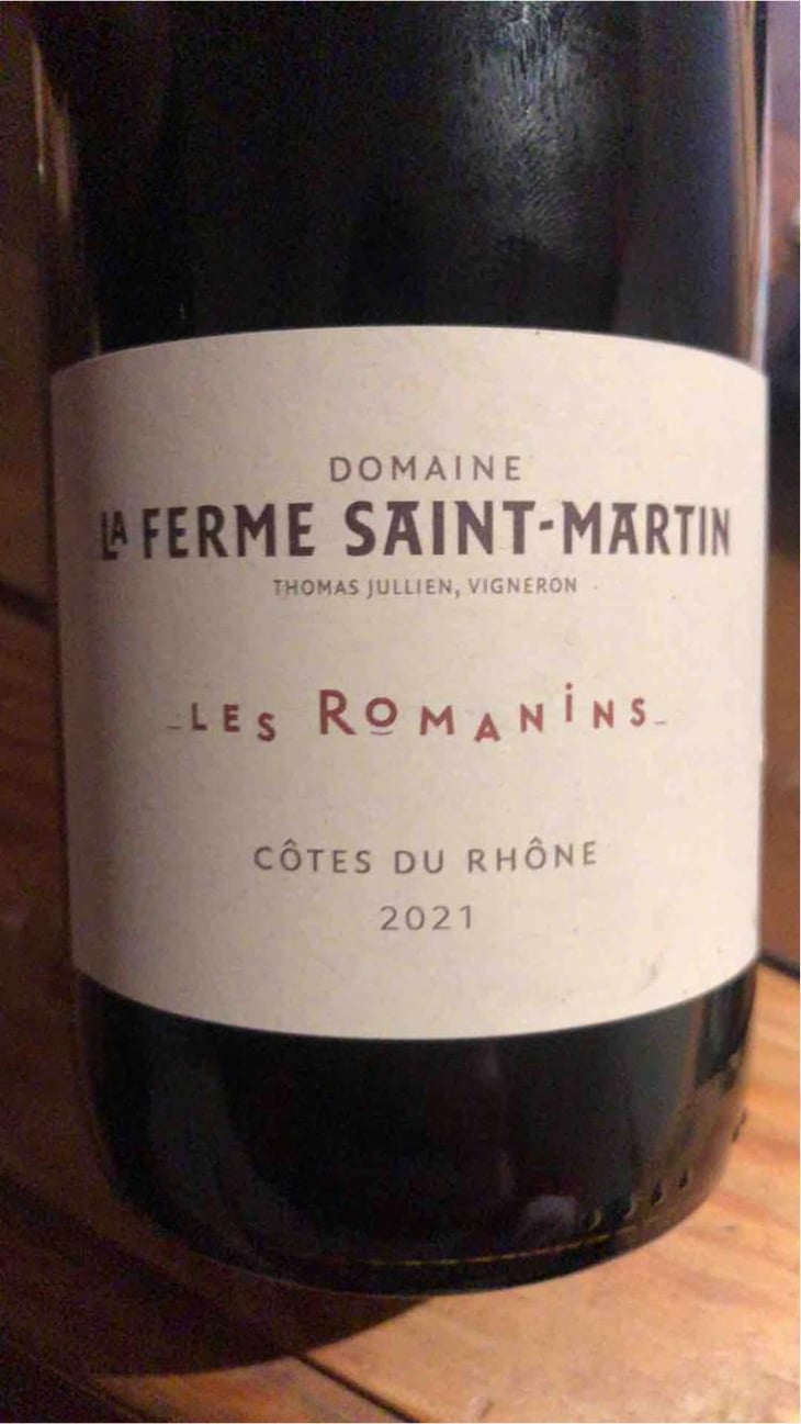 Les Romanins - La Ferme Saint-Martin - Les Vins de Thomas - Sophie & Thomas Jullien 