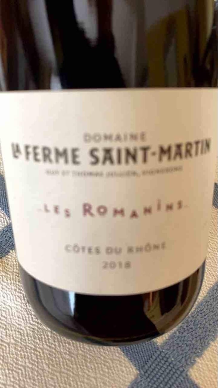 Les Romanins - La Ferme Saint-Martin - Les Vins de Thomas - Sophie & Thomas Jullien 