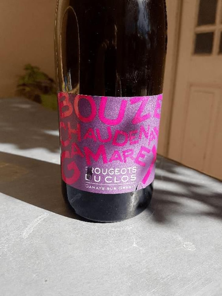 Les Rougeots Du Clos - Vins de la Madone - Gilles Bonnefoy 