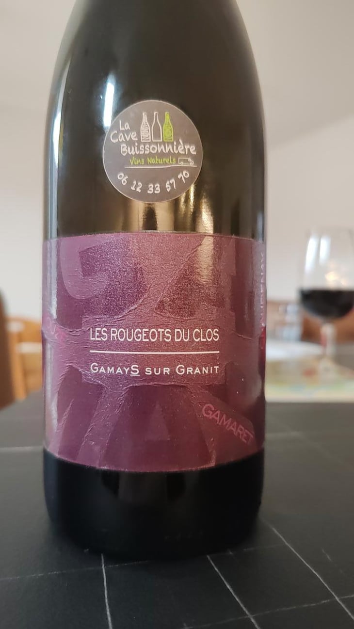 Les Rougeots Du Clos - Vins de la Madone - Gilles Bonnefoy 