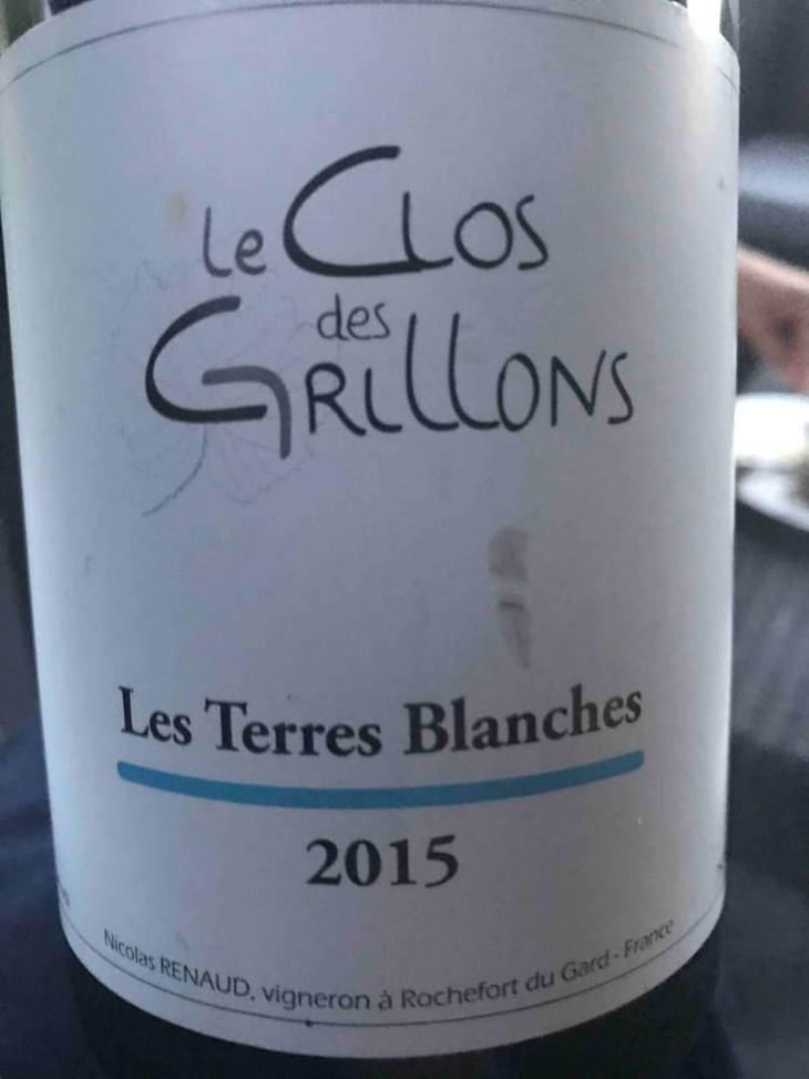 Les Terres Blanches - Clos des Grillons - Nicolas Renaud 