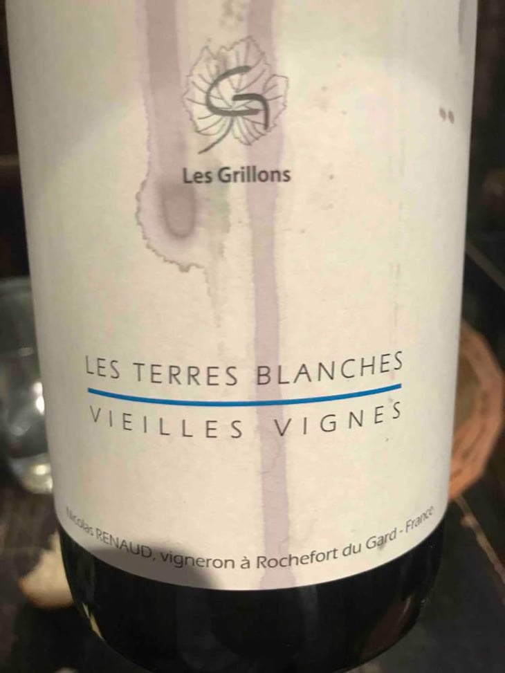 Les Terres Blanches - Clos des Grillons - Nicolas Renaud 