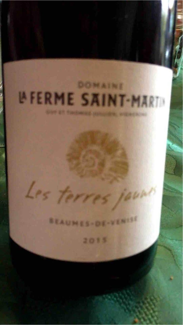 Les Terres Jaunes - La Ferme Saint-Martin - Les Vins de Thomas - Sophie & Thomas Jullien 