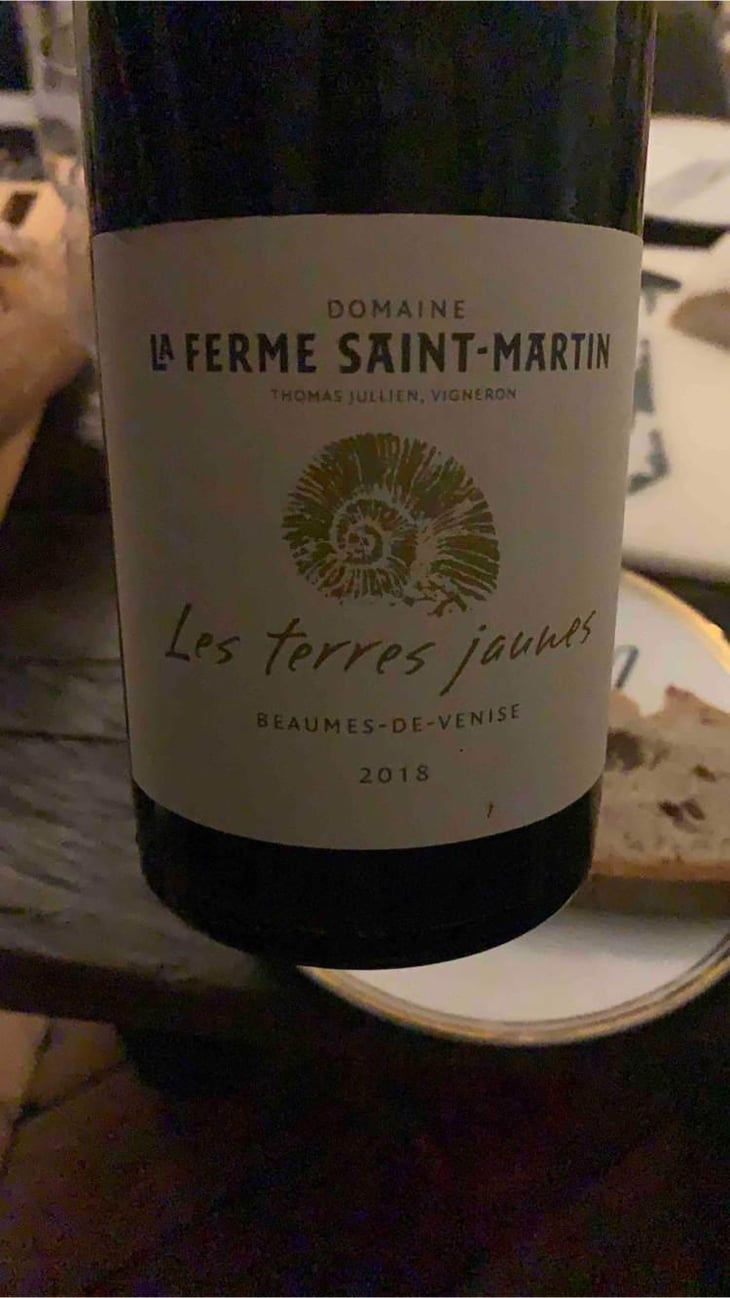 Les Terres Jaunes - La Ferme Saint-Martin - Les Vins de Thomas - Sophie & Thomas Jullien 