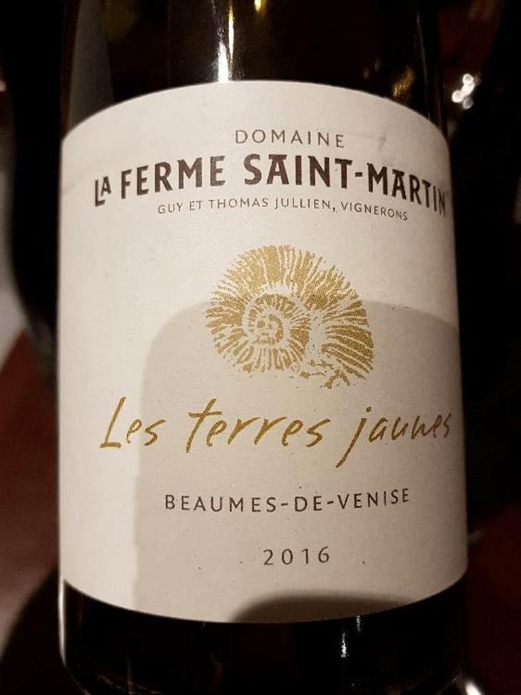 Les Terres Jaunes - La Ferme Saint-Martin - Les Vins de Thomas - Sophie & Thomas Jullien 