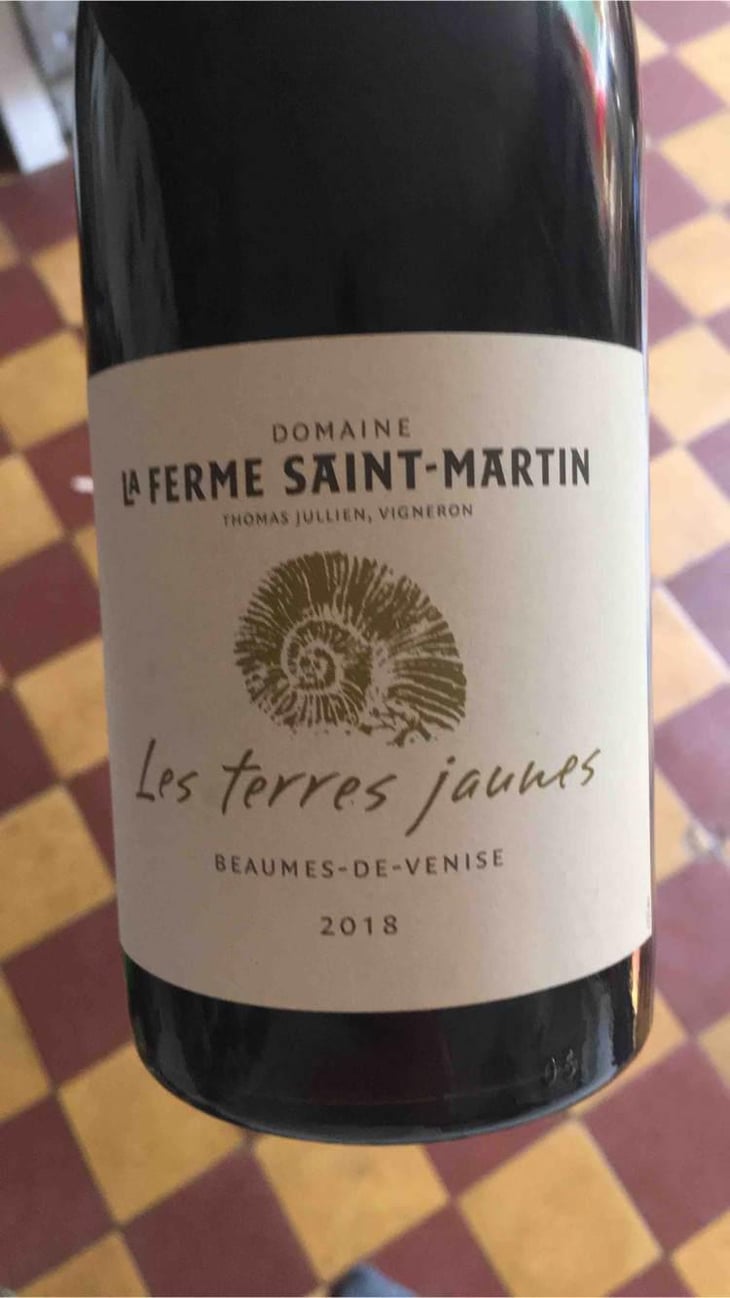 Les Terres Jaunes - La Ferme Saint-Martin - Les Vins de Thomas - Sophie & Thomas Jullien 