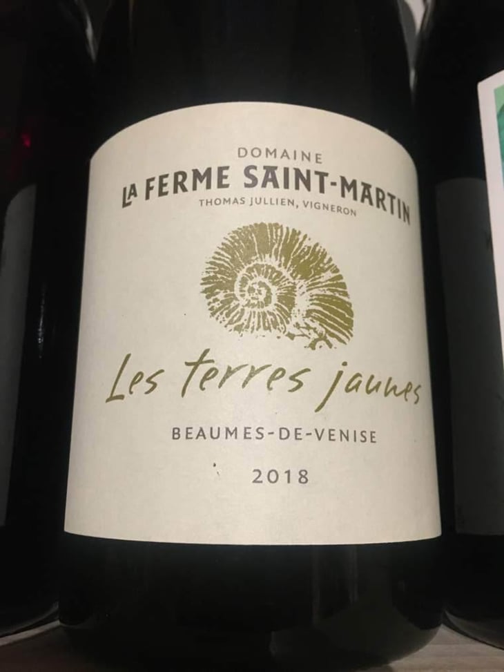 Les Terres Jaunes - La Ferme Saint-Martin - Les Vins de Thomas - Sophie & Thomas Jullien 