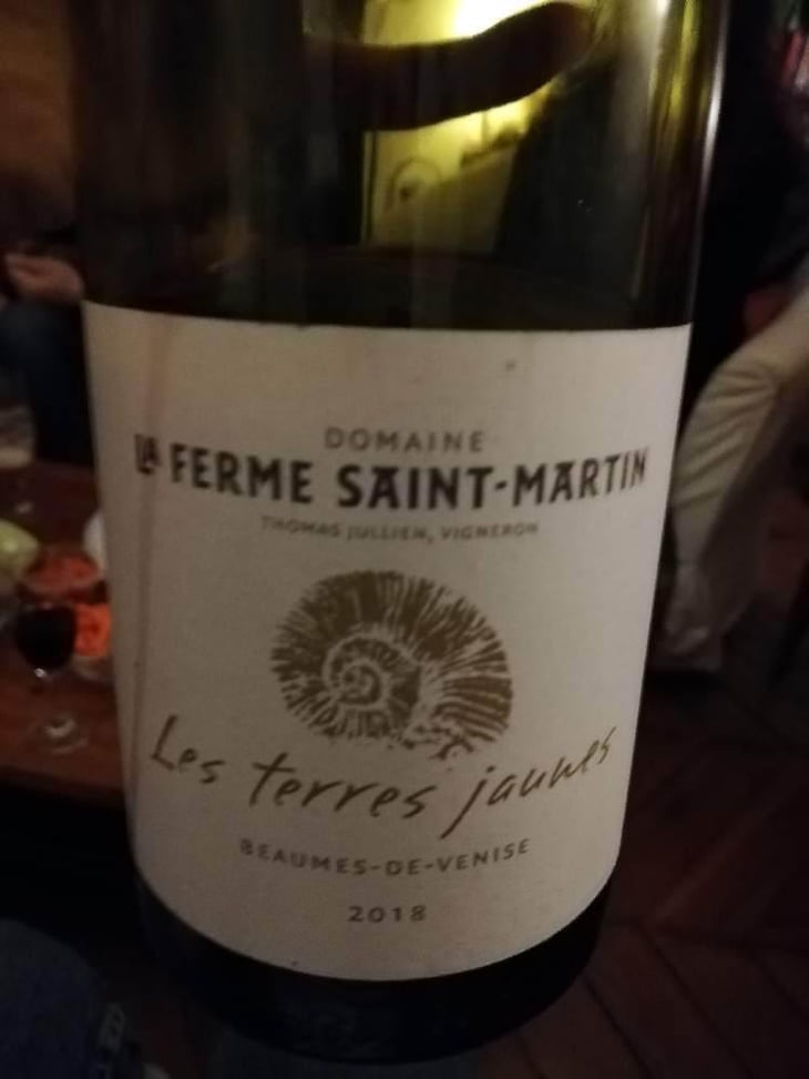 Les Terres Jaunes - La Ferme Saint-Martin - Les Vins de Thomas - Sophie & Thomas Jullien 
