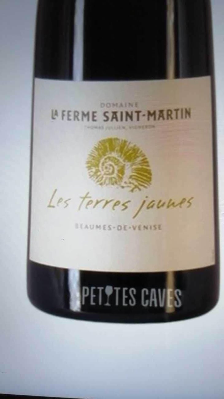 Les Terres Jaunes - La Ferme Saint-Martin - Les Vins de Thomas - Sophie & Thomas Jullien 