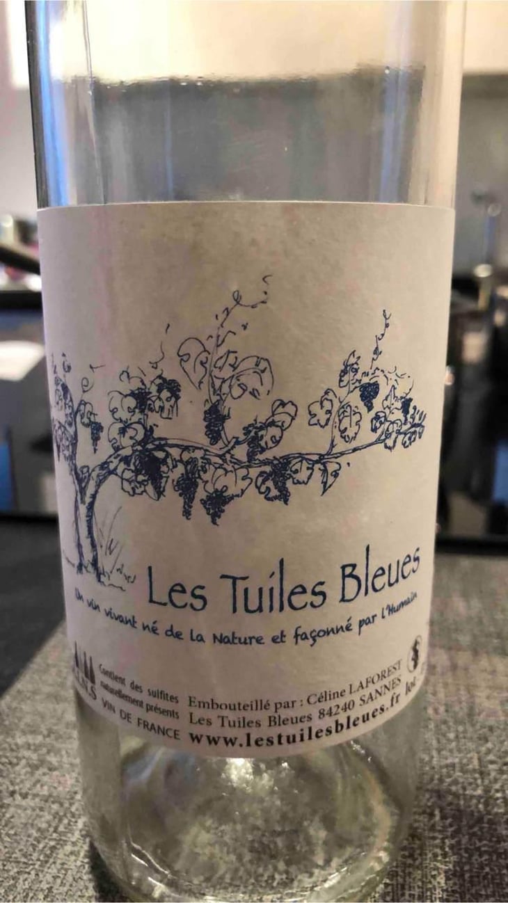Les Tuiles Bleues Pétillant Blanc - Les Tuiles Bleues - Céline Laforest 