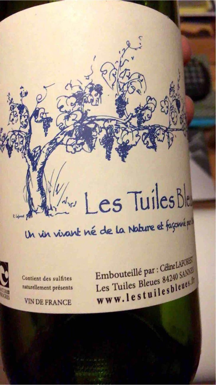 Les Tuiles Bleues Pétillant Blanc - Les Tuiles Bleues - Céline Laforest 