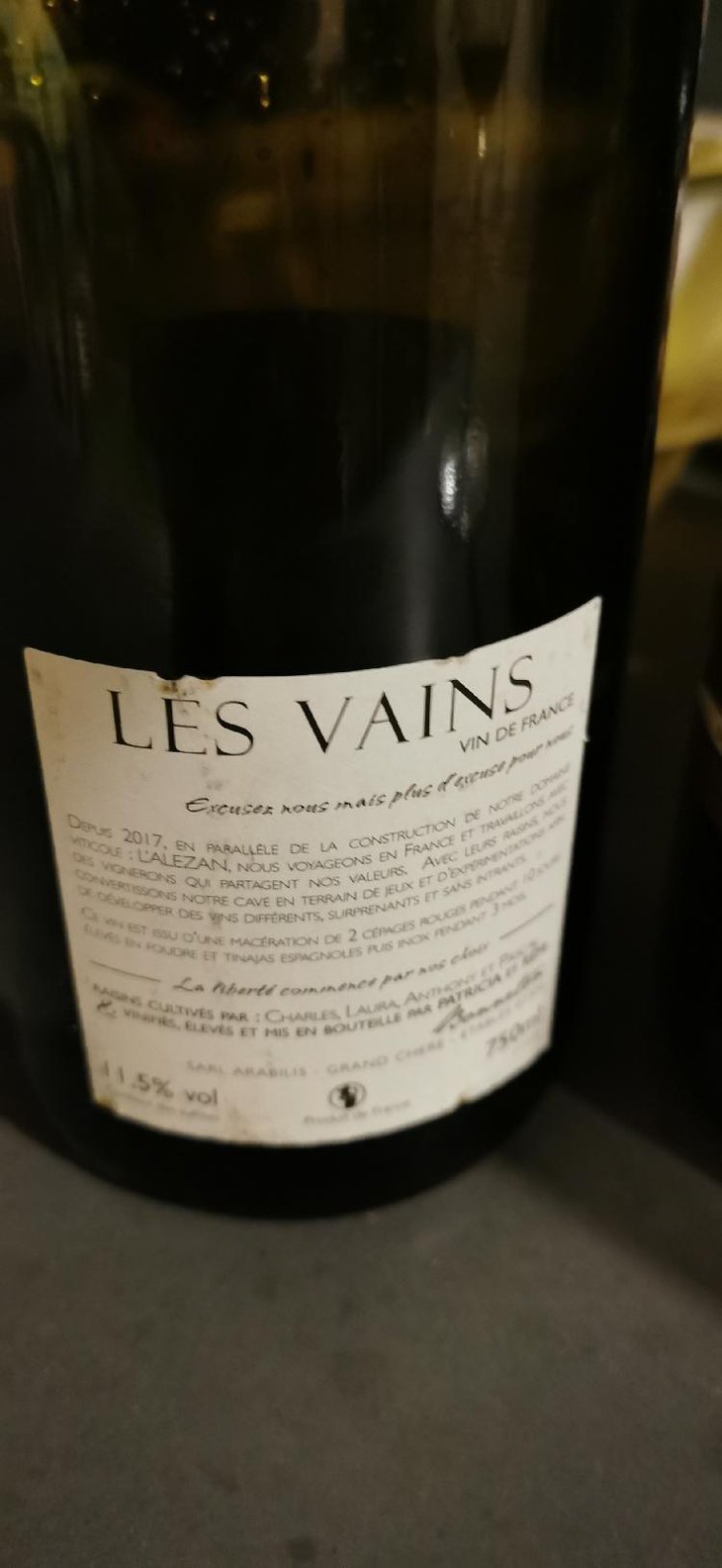 Les Vains - Domaine de l'Alezan - Remi & Patricia Bonneton 