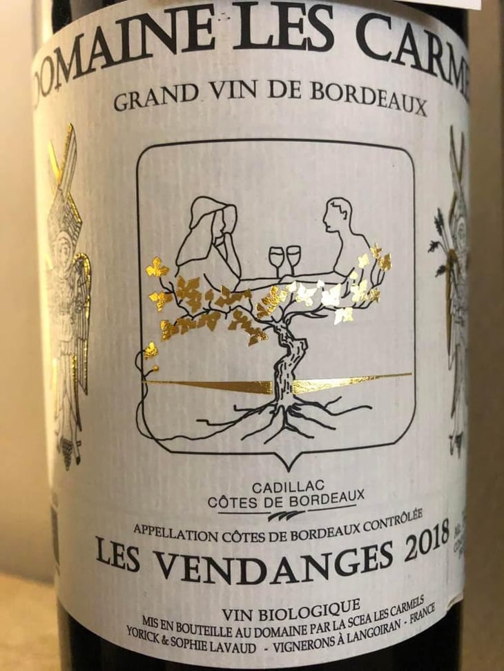 Les Vendanges - Domaine Les Carmels - Yorick & Sophie Lavaud 