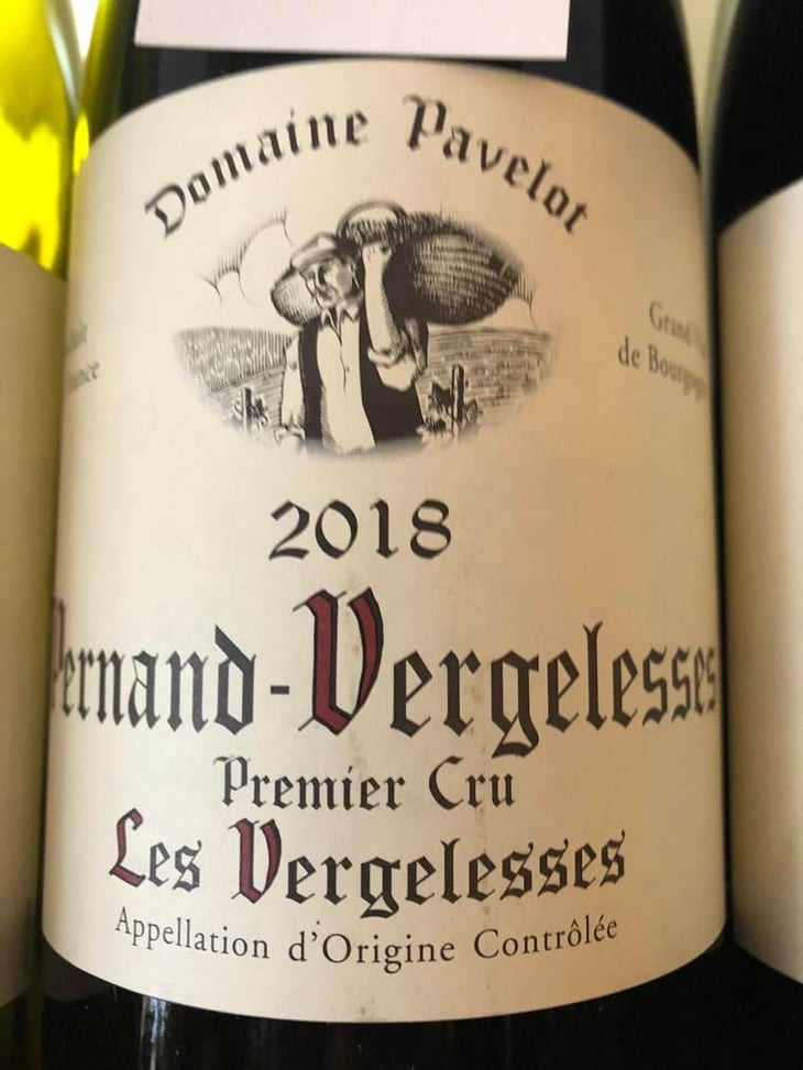 Les Vergelesses Premier Cru - Domaine Pavelot - Luc & Lise Pavelot -2018