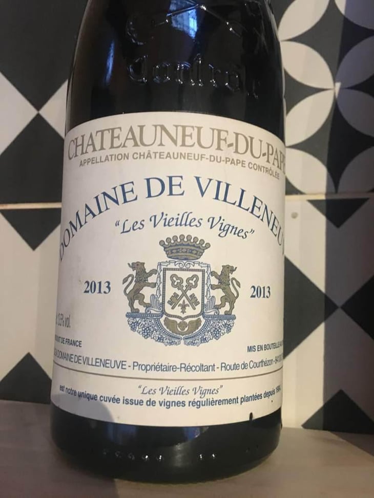 Les Vieilles Vignes - Domaine de Villeneuve - Stanislas Wallut 