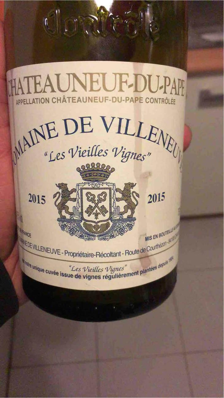 Les Vieilles Vignes - Domaine de Villeneuve - Stanislas Wallut 