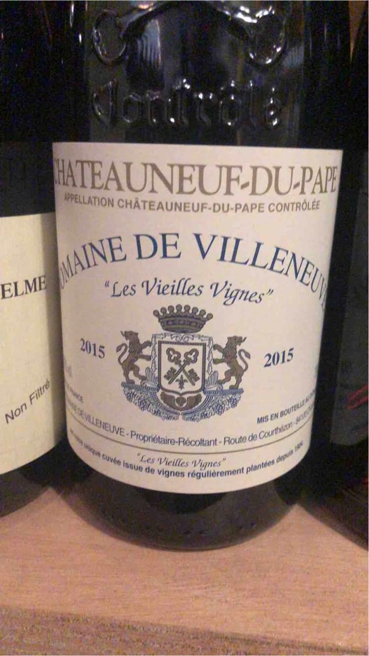 Les Vieilles Vignes - Domaine de Villeneuve - Stanislas Wallut 