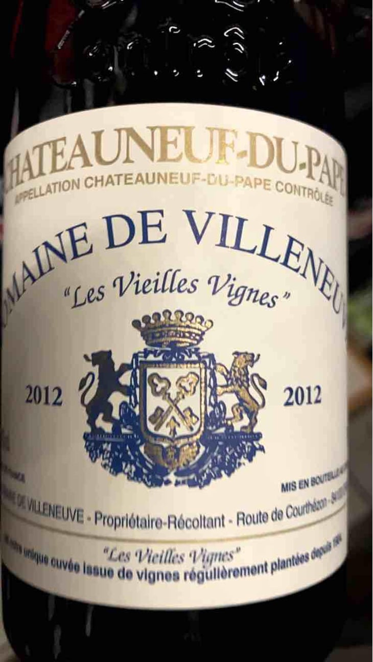 Les Vieilles Vignes - Domaine de Villeneuve - Stanislas Wallut 
