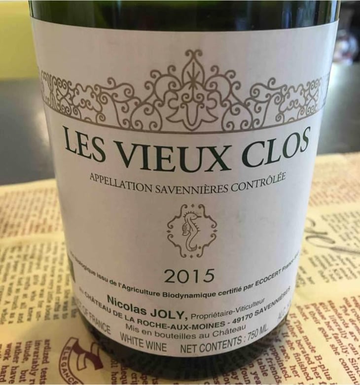Les Vieux Clos - Château de la Roche Aux Moines - Coulée de Serrant - Virginie & Nicolas Joly 