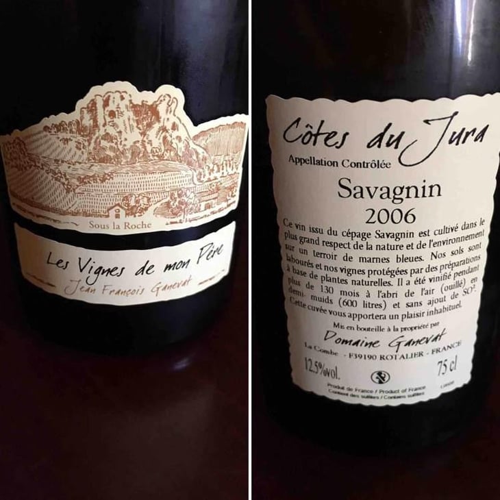 Les Vignes de Mon Père - Domaine Ganevat - Anne & Jean-François Ganevat 