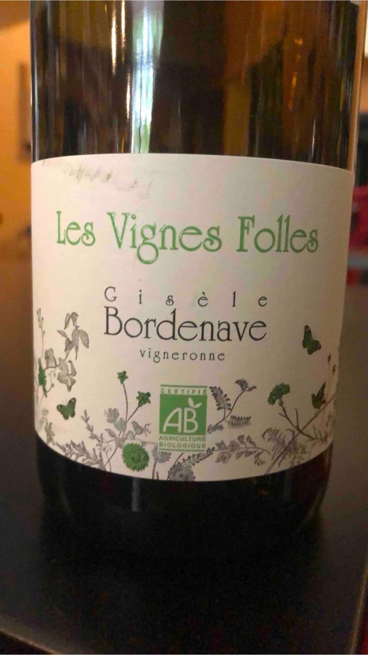 Les Vignes Folles - Domaine Bordenave - Gisèle Bordenave -2021