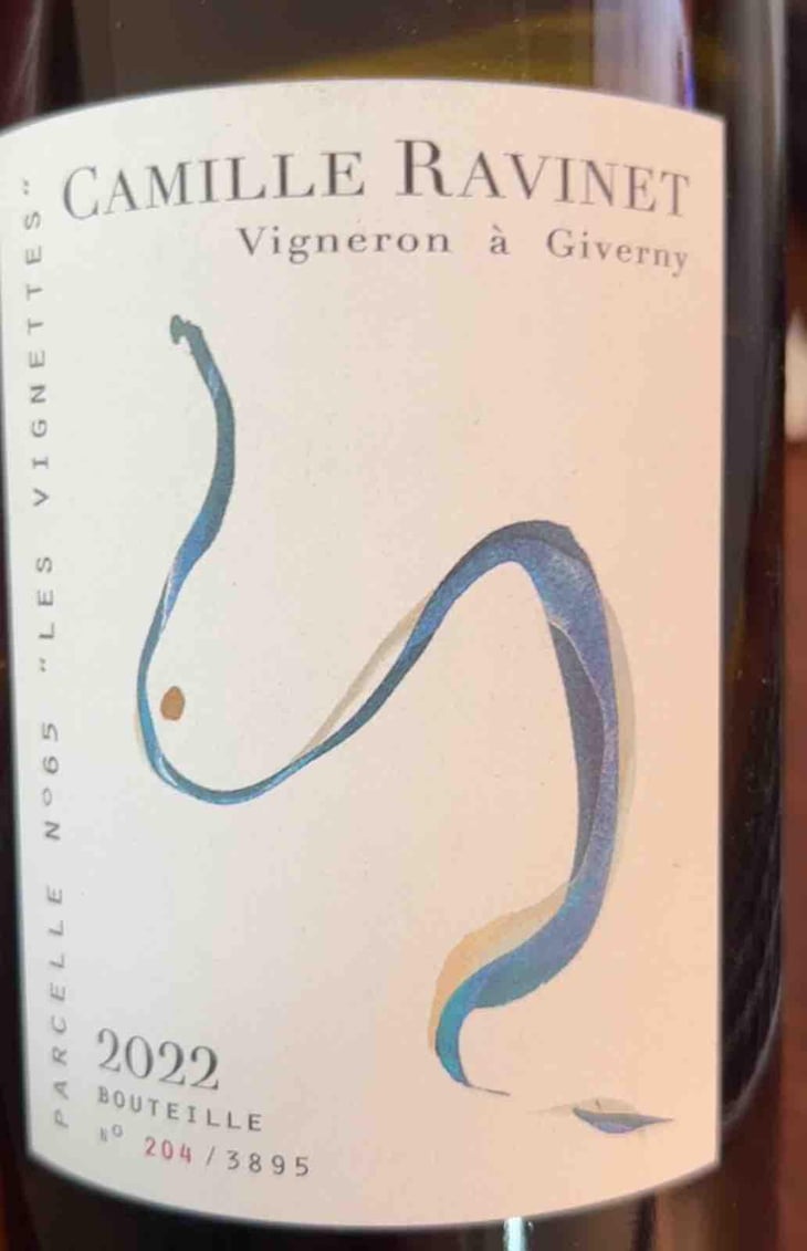 Les Vignettes - Vin des Coteaux de Giverny - Camille Ravinet -2022