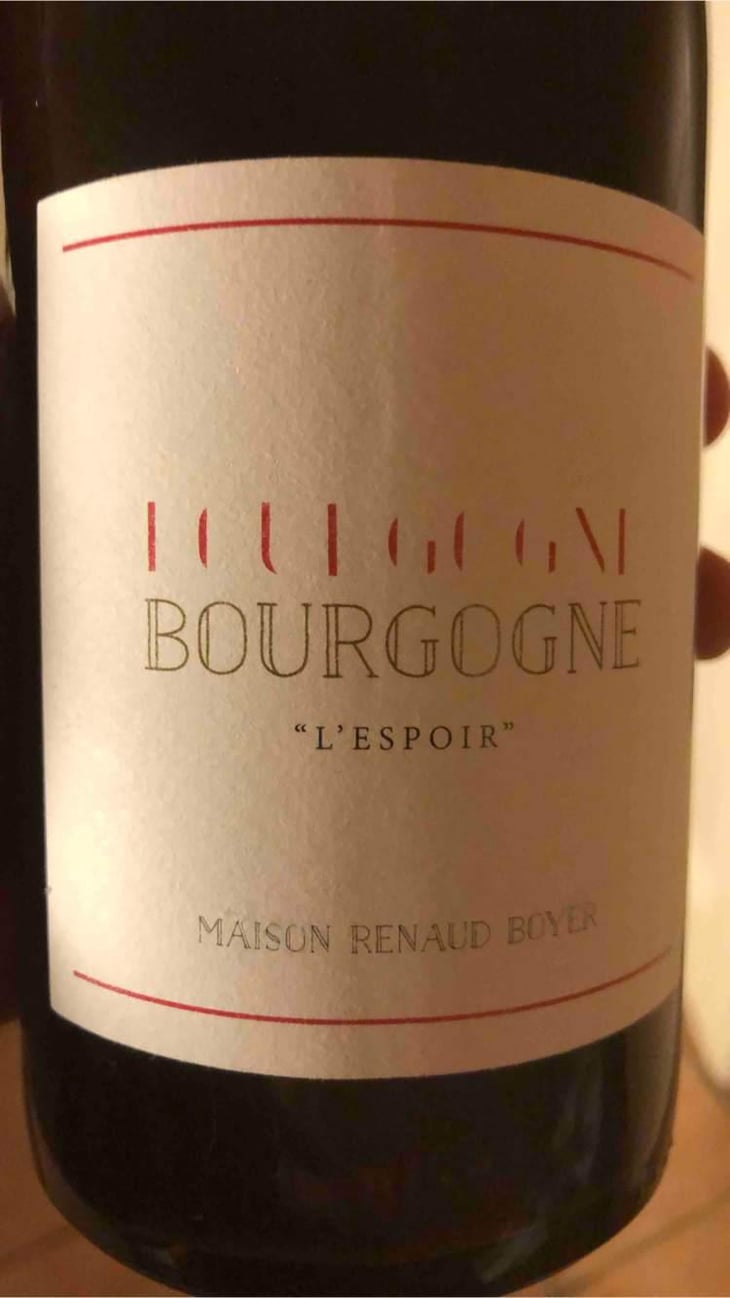 L'Espoir - Domaine Renaud Boyer - Renaud Boyer 