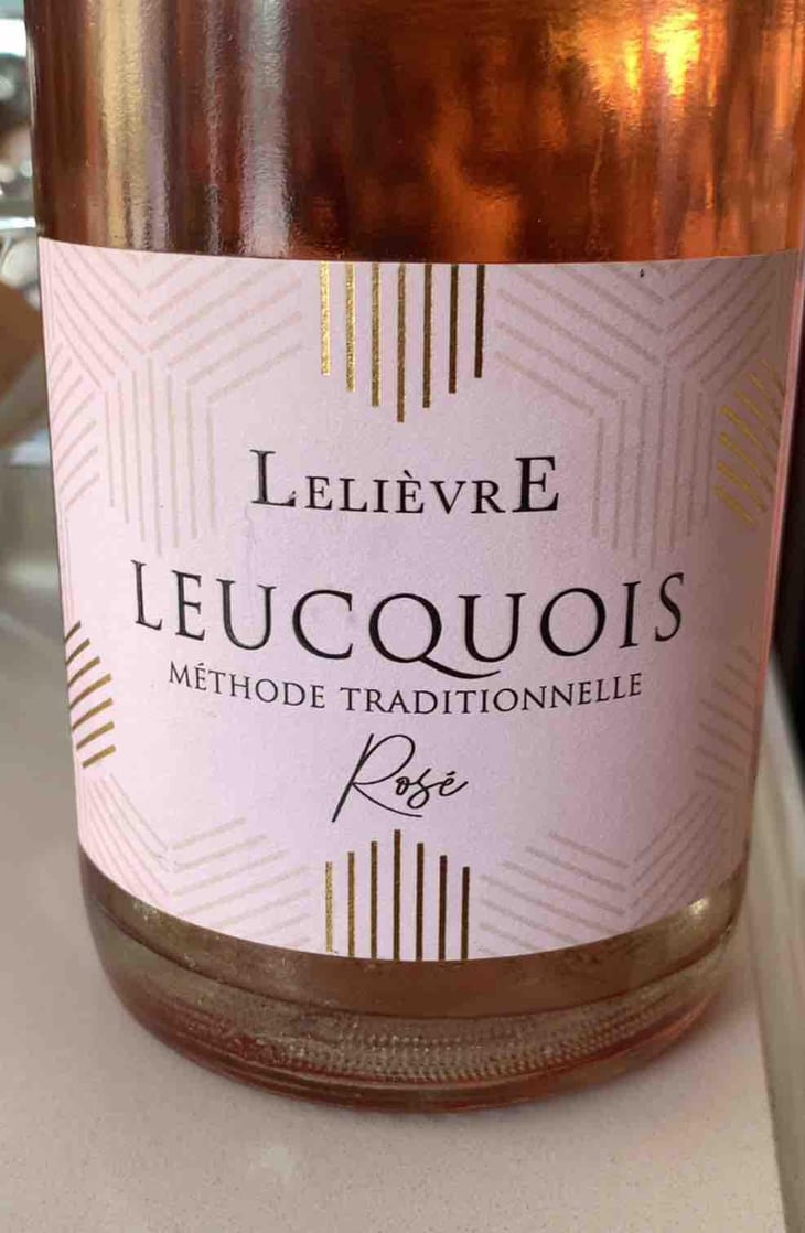 Leucquois Rosè Brut - Maison Lelievre - David & Vincent Lelievre -2023