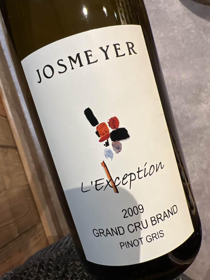L’Exception Grand Cru Brand - Domaine Josmeyer - Isabelle Meyer -2009