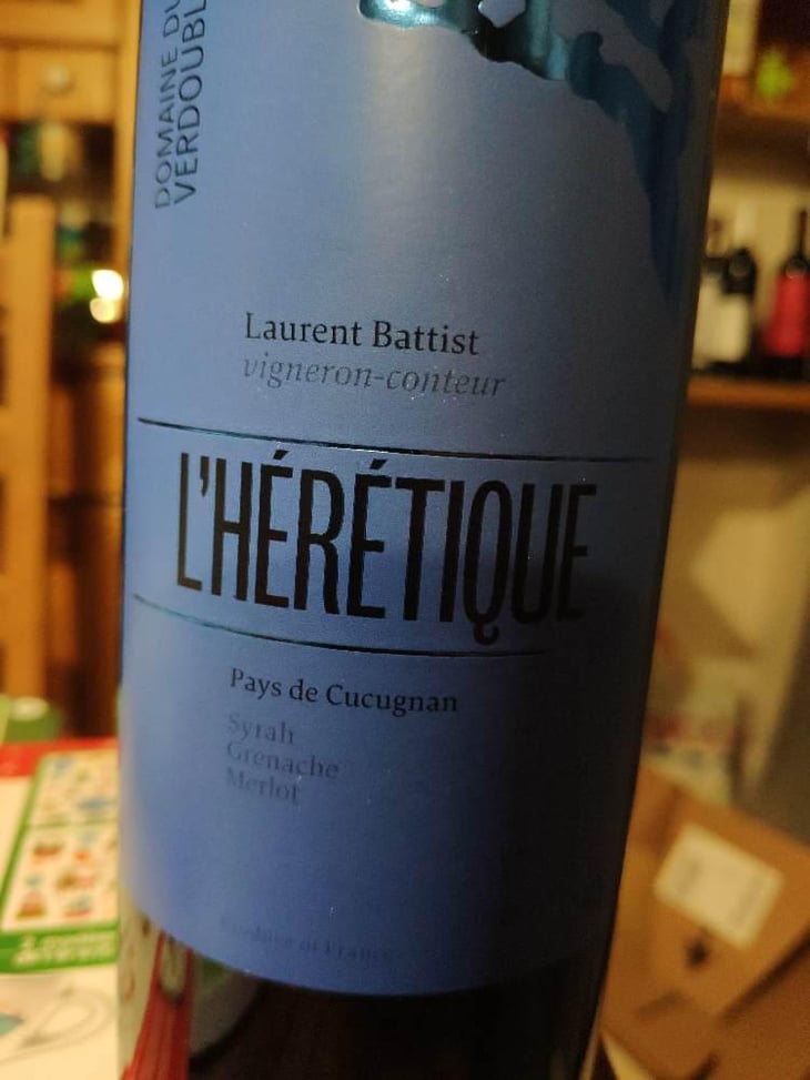l'Hérétique - Domaine du Verdouble - Laurent Battist (CLOSED) 