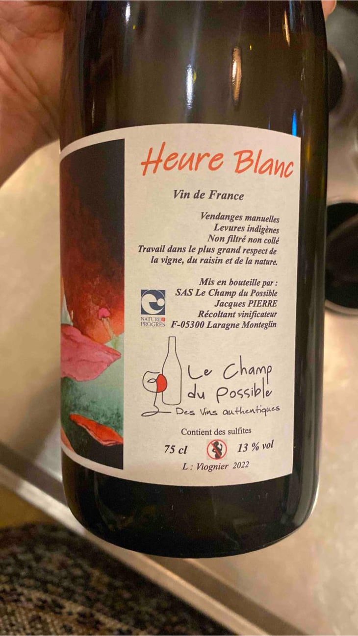 L'Heure Blanc - Le Champ Du Possible - Jacques Pierre 
