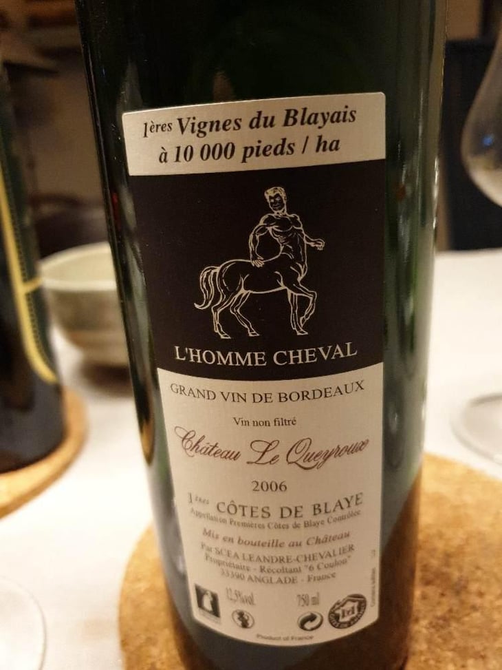L'Homme-Cheval - Domaine Léandre-Chevalier - DLC - L'Homme-Cheval - Dominique Léandre-Chevalier & Reto Erdin 