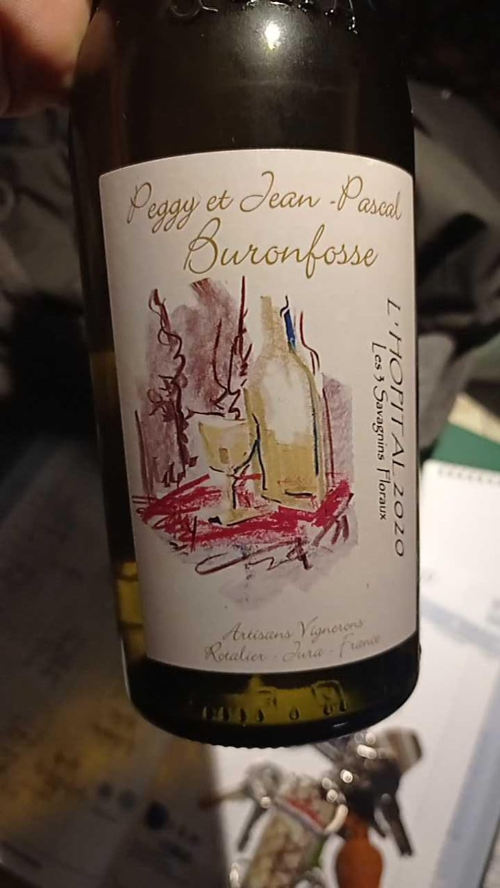 L'Hôpital - Les 3 Savagnin Floraux - Domaine Buronfosse - Peggy & Jean-Pascal Buronfosse 