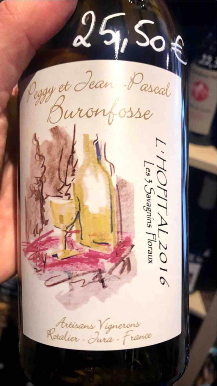 L'Hôpital - Les 3 Savagnin Floraux - Domaine Buronfosse - Peggy & Jean-Pascal Buronfosse 