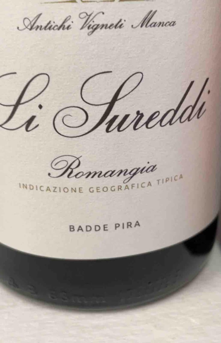 Li Sureddi Bianco - Antichi Vigneti Manca - Alessia e Noemi Manca -2019