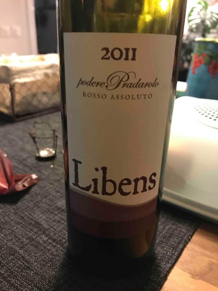 Libens Rosso Absoluto - Podere Pradarolo - Alberto Carretti -2015