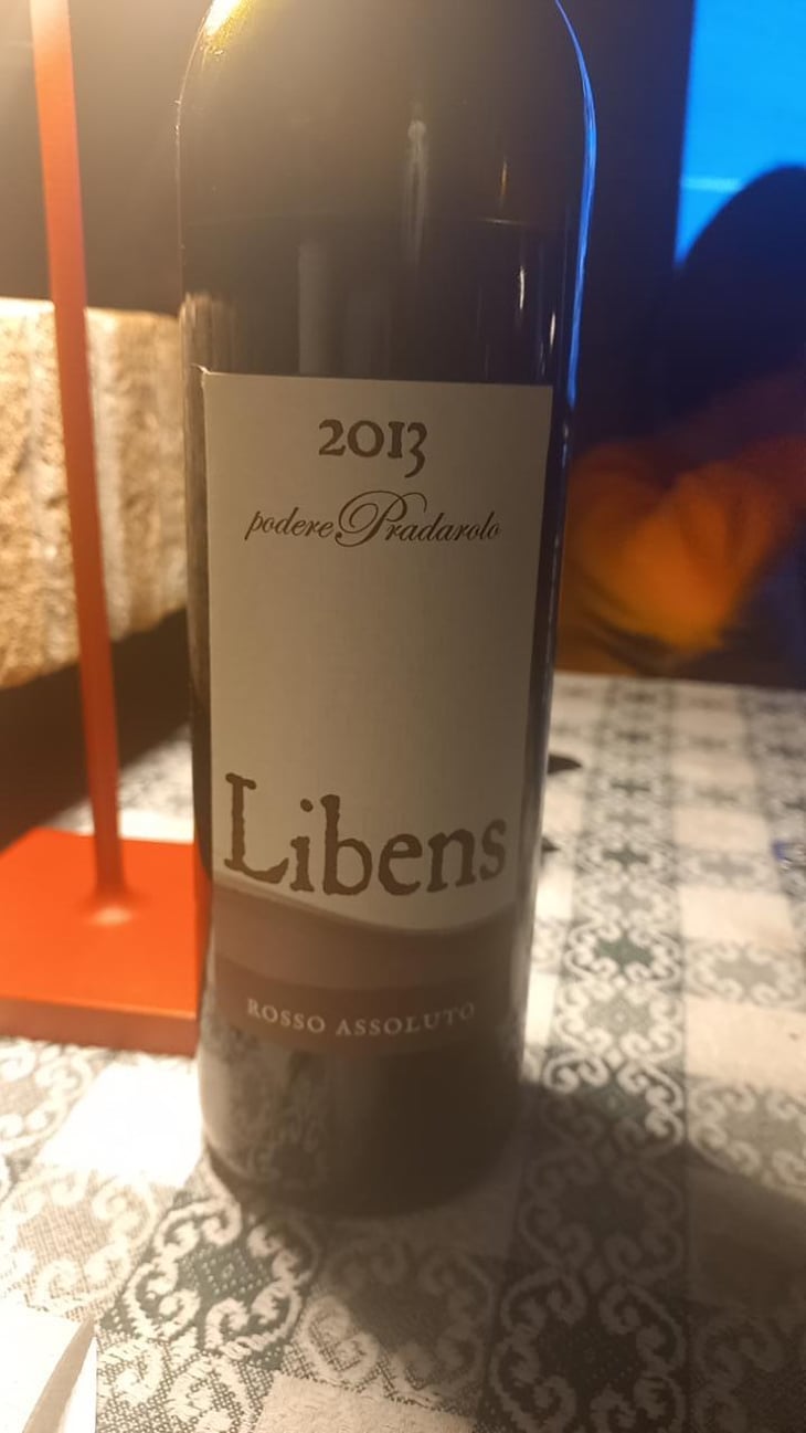 Libens Rosso Absoluto - Podere Pradarolo - Alberto Carretti -2015