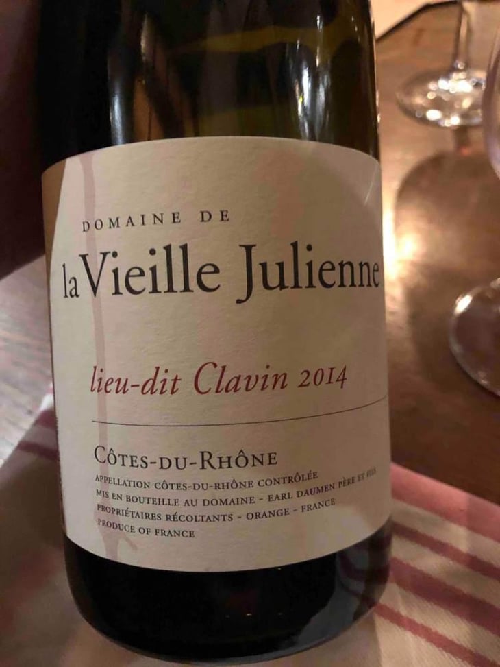 Lieu-dit Clavin - Domaine de la Vieille Julienne - Jean-Paul Daumen 
