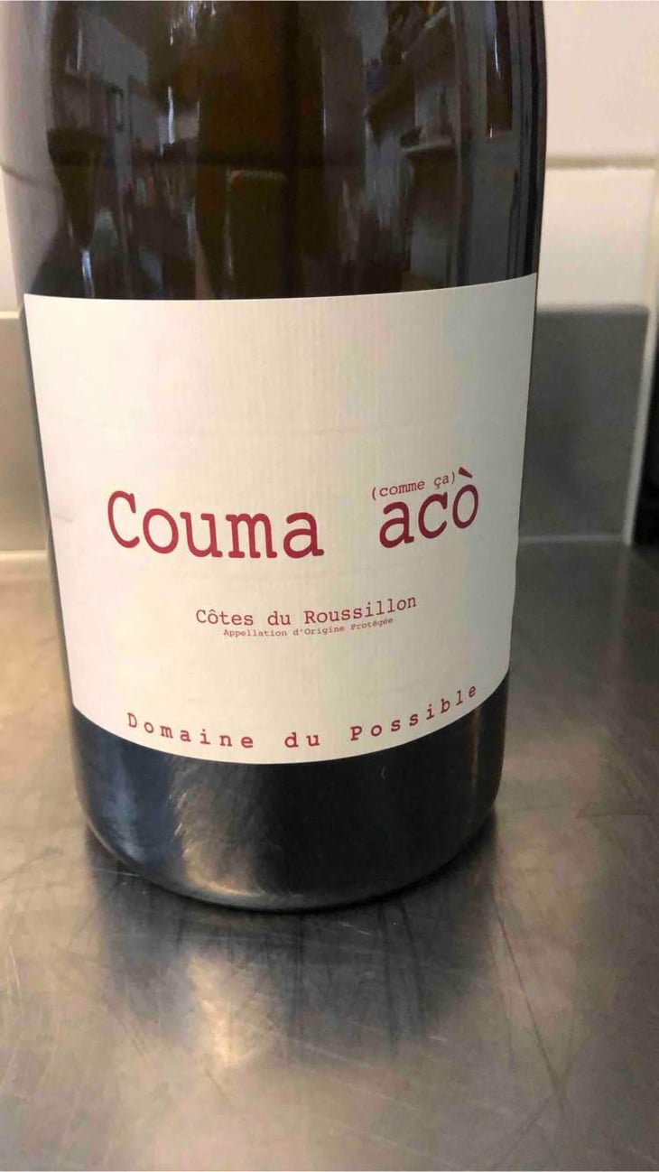 Couma acò - Domaine du Possible - Loïc Roure 