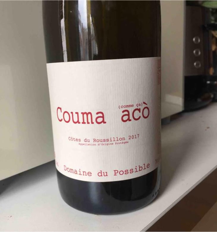 Couma acò - Domaine du Possible - Loïc Roure 