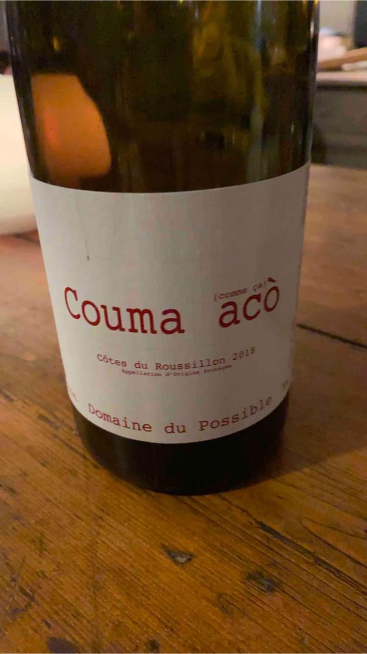 Couma acò - Domaine du Possible - Loïc Roure 