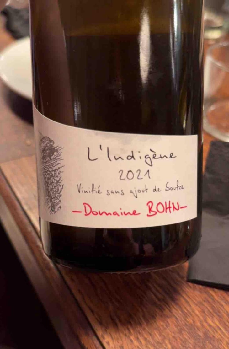 L’indigène - Domaine Bohn - Bernard & Arthur Bohn 